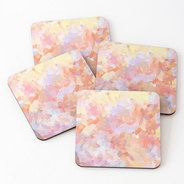 Item preview, Retro Pastel Sky Abstract Painting designed and sold by nelloryn.
