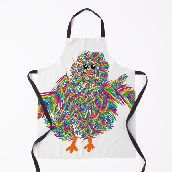 Item preview, Colourful cute rainbow chicken designed and sold by felinefeelings.