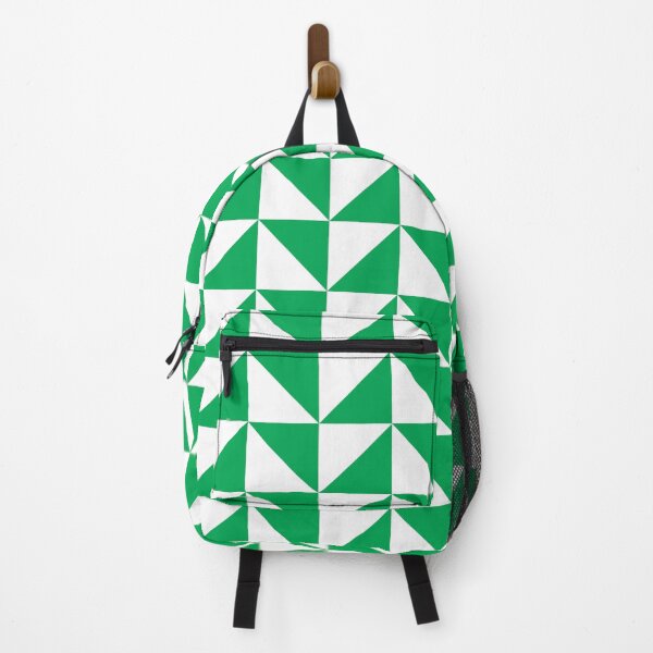 Item preview, Green and White Triangle Pattern designed and sold by rsty11.