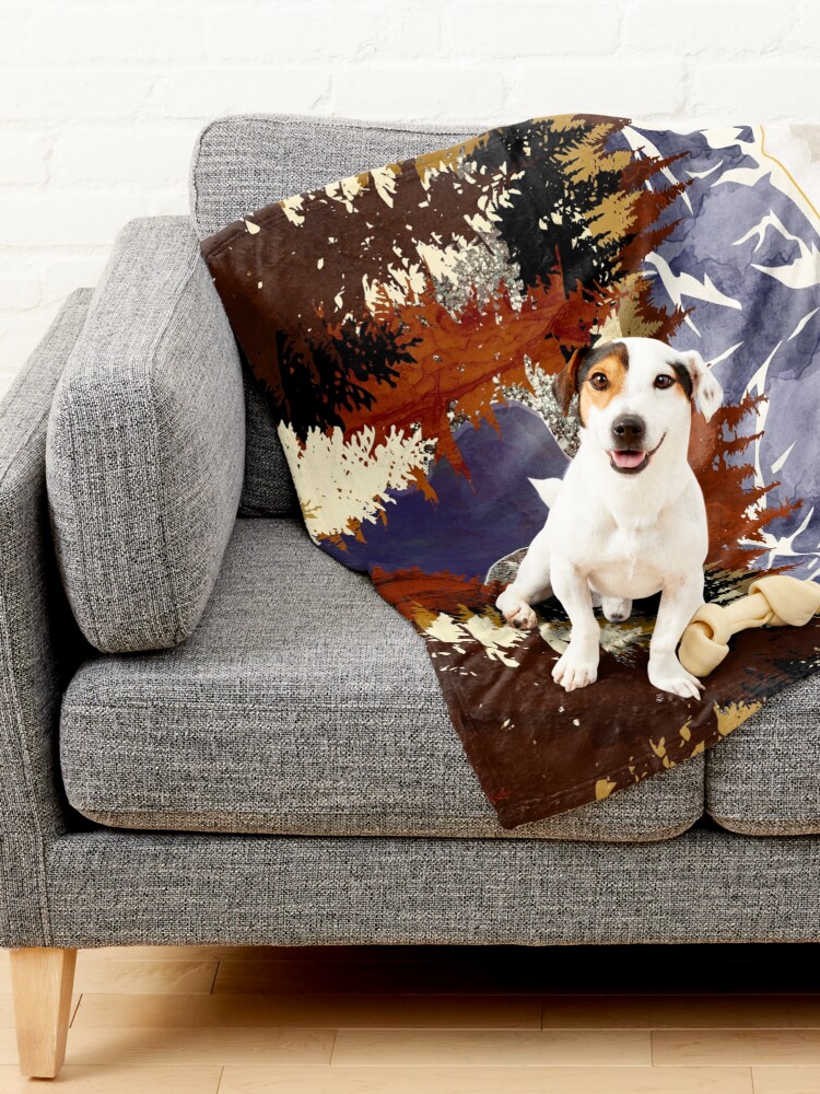 Alternate view of Autumn River Pet Blanket