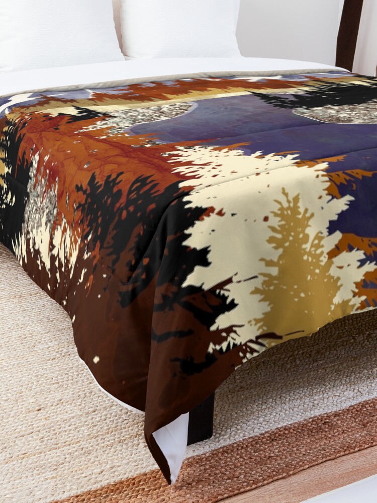 Alternate view of Autumn River Comforter