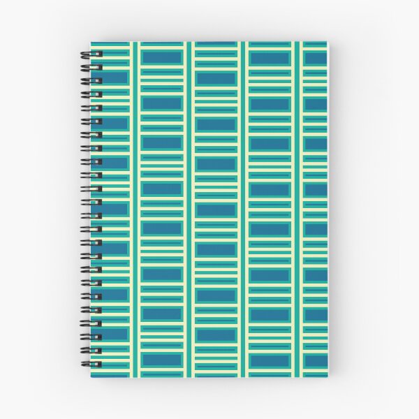 Item preview, Turquoise Rectangles Pattern designed and sold by MinEkkoArt.