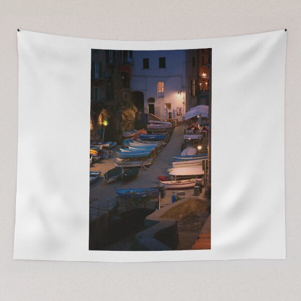Item preview, Cinque Terre Boats at Night designed and sold by PhotoArt by Joan Carroll.