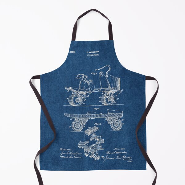 Item preview, PATENT DRAWING / 1881 - Roller Skate - Blueprint designed and sold by danielcoulmann.