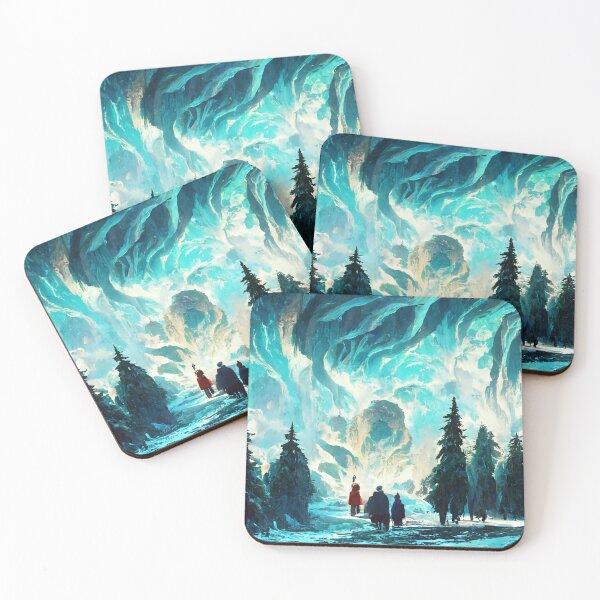Item preview, Through the wardrobe walking in the forest designed and sold by ArtbyACcreative.