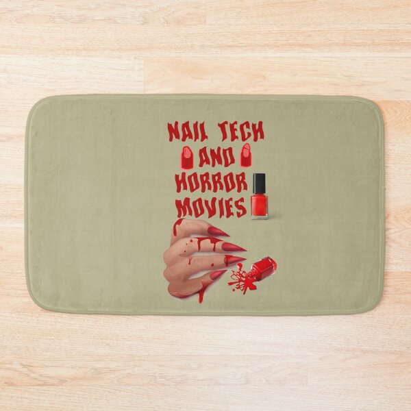 Item preview, NAIL TECH AND HORROR MOVIES designed and sold by DiscoVibes.