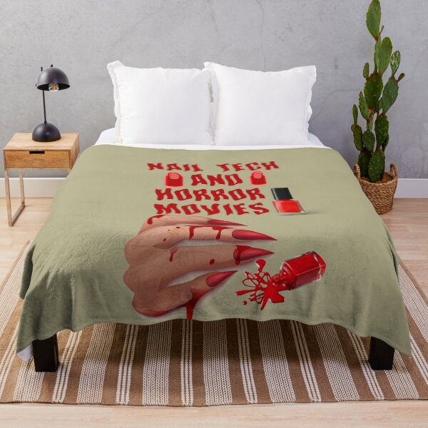 Item preview, NAIL TECH AND HORROR MOVIES designed and sold by DiscoVibes.
