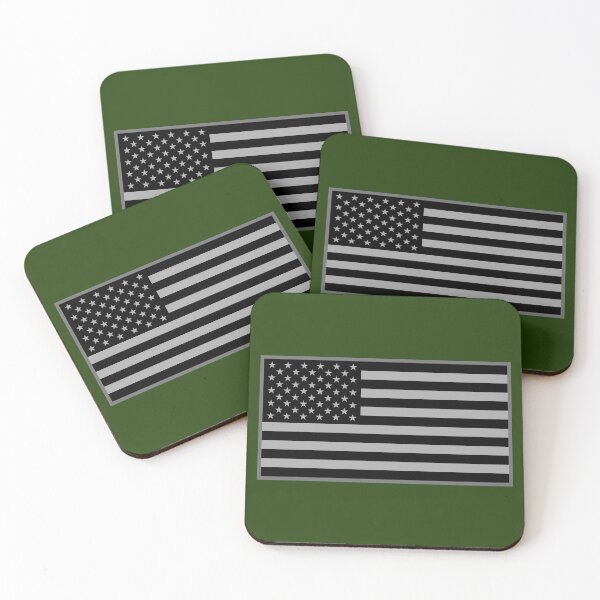 Item preview, American flag in black and grey designed and sold by EverLife.