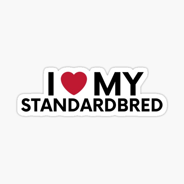 Aperçu de l'œuvre j'aime mon cheval de race standard créée et vendue par EChendesign.