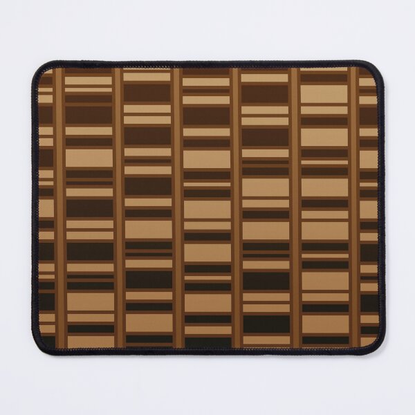 Item preview, Brown rectangles pattern designed and sold by MinEkkoArt.