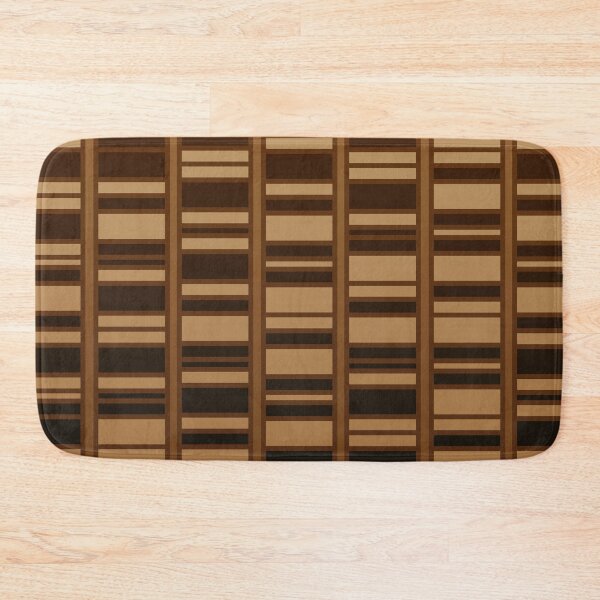 Item preview, Brown rectangles pattern designed and sold by MinEkkoArt.