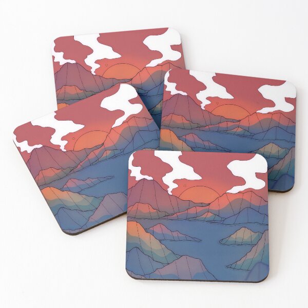 Item preview, An island sunset  designed and sold by Swadeillustrations.