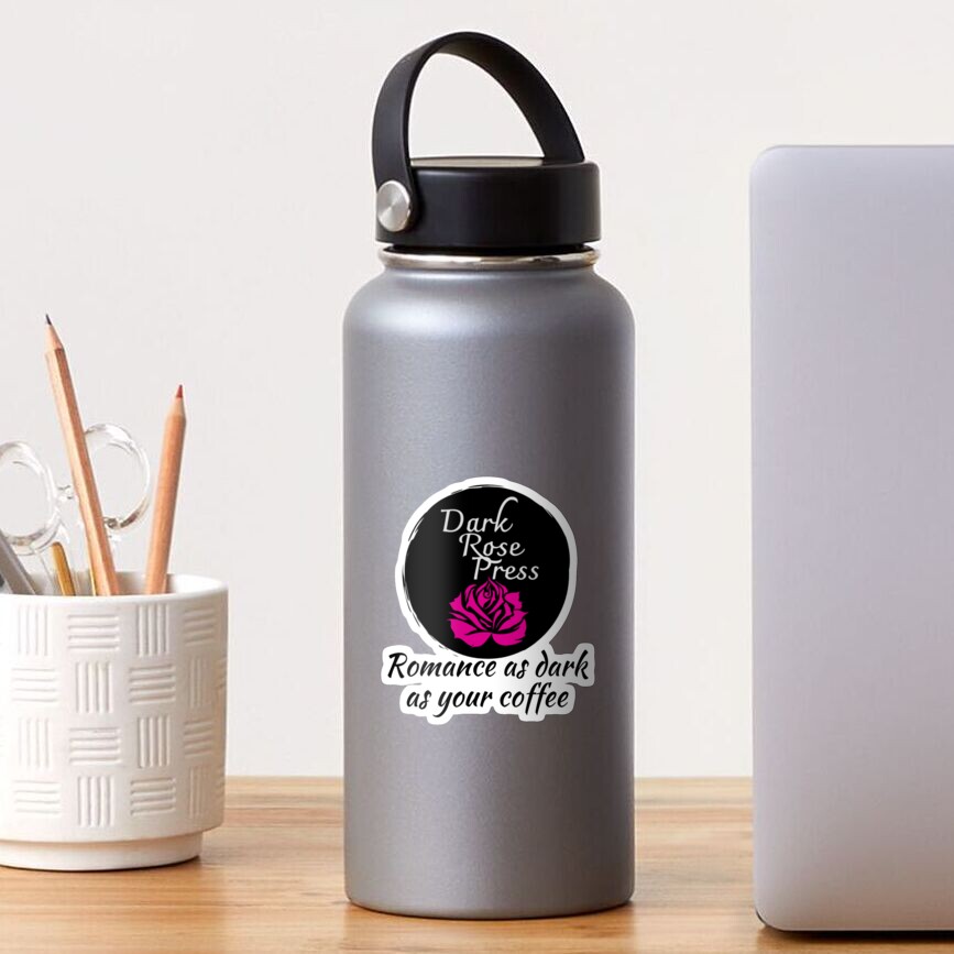 Logo - Romance as dark as your coffee Sticker
