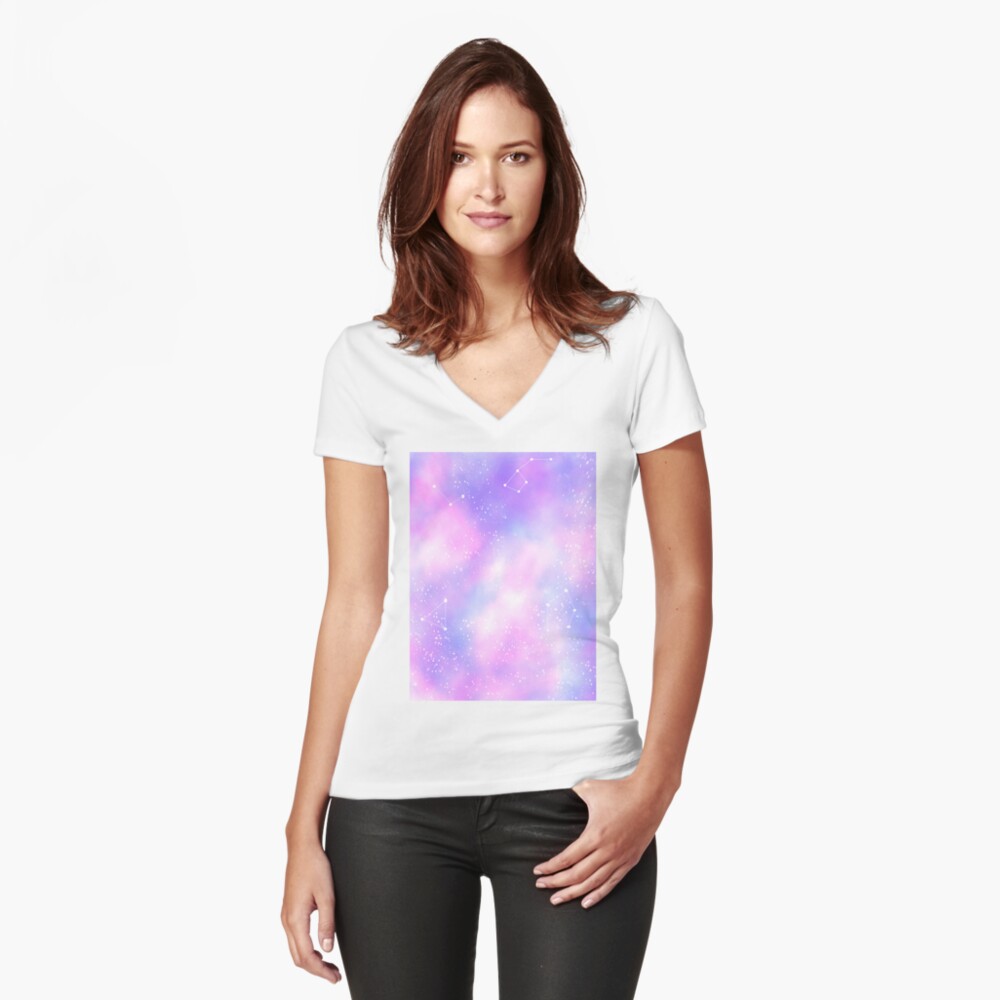 Item preview, Fitted V-Neck T-Shirt designed and sold by Chamiwolf.