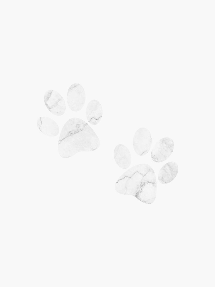 marble paw prints by libberdoodle