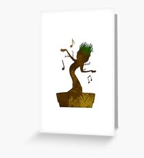 Tree Inspired Silhouette Greeting Card