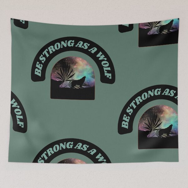 Item preview,  Be Strong As A Wolf Under Moon Light designed and sold by fatydesignspace.