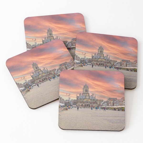 Item preview, The popular town square in Delft. designed and sold by Pravine Chester.