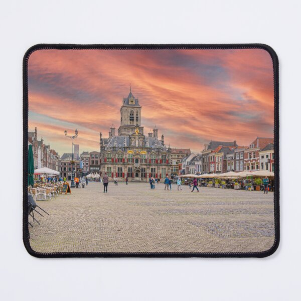 Item preview, The popular town square in Delft. designed and sold by Pravine Chester.