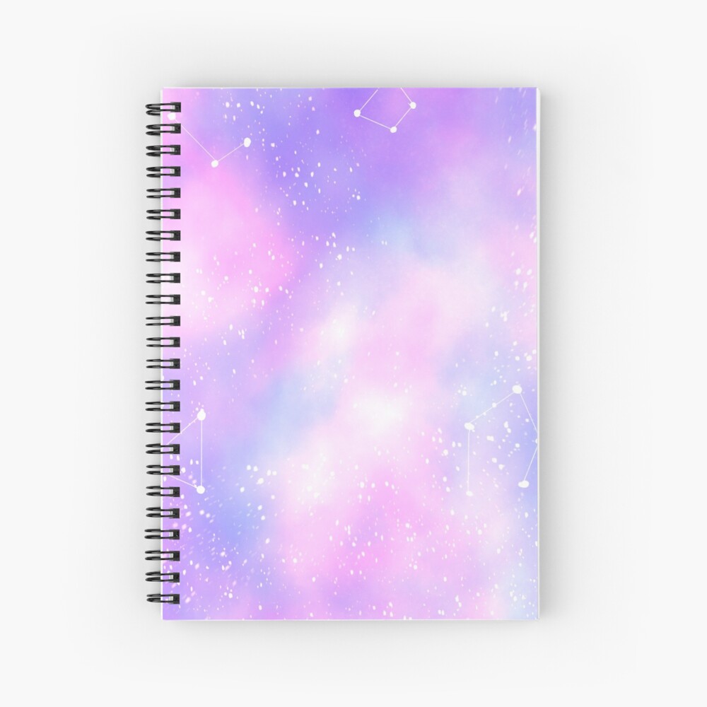Cuaderno de espiral «Galaxia pastel» de Chamiwolf | Redbubble