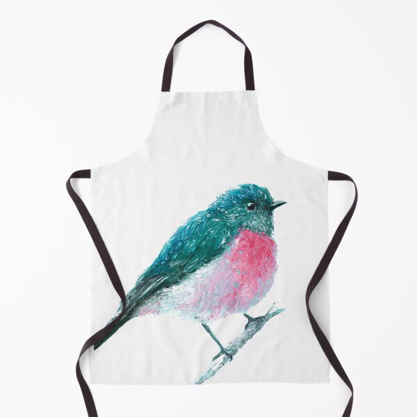 Item preview, Rose Robin Bird on white designed and sold by MatsonArtDesign.