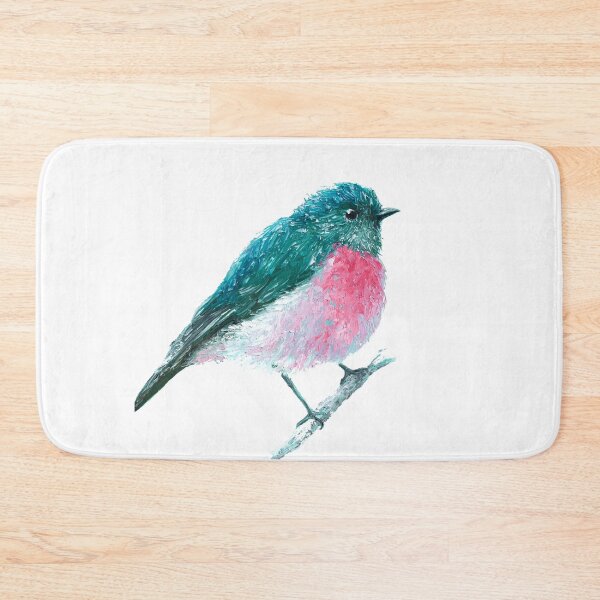 Item preview, Rose Robin Bird on white designed and sold by MatsonArtDesign.