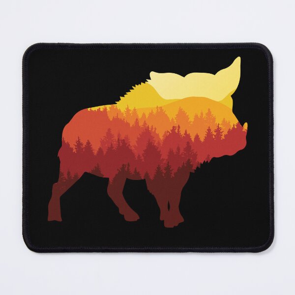 Item preview, Calling the hogs Wildlife Nature Forest Sunset designed and sold by sundae-artisan.