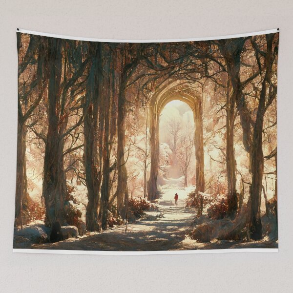 Item preview, Through the wardrobe under the fall trees designed and sold by ArtbyACcreative.