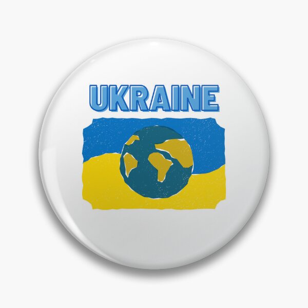 Item preview, Ukraine Ukrainian Flag Planet designed and sold by Oeuvres.