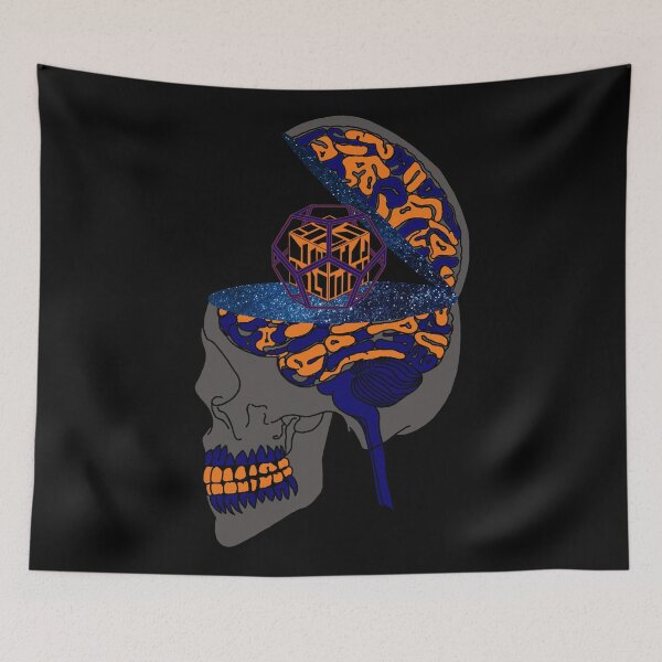 Item preview, Splitting Orange&Blue Brain Damage designed and sold by createVisions.