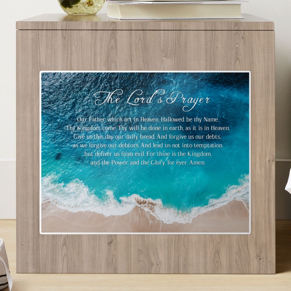 The Lord's Prayer Bible Wall Decal Our Father Vinyl Wall Art Scripture  Quote Faith Home Christian Decor Stickers