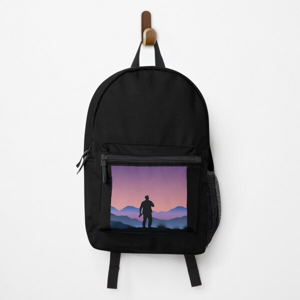 Item preview, Silhouette of Traveler Walking on Landscape designed and sold by Parag's Travel Shop.