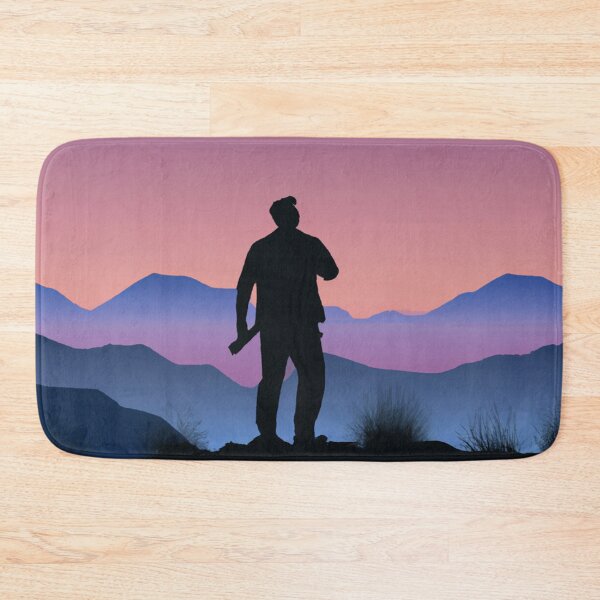 Item preview, Silhouette of Traveler Walking on Landscape designed and sold by Parag's Travel Shop.