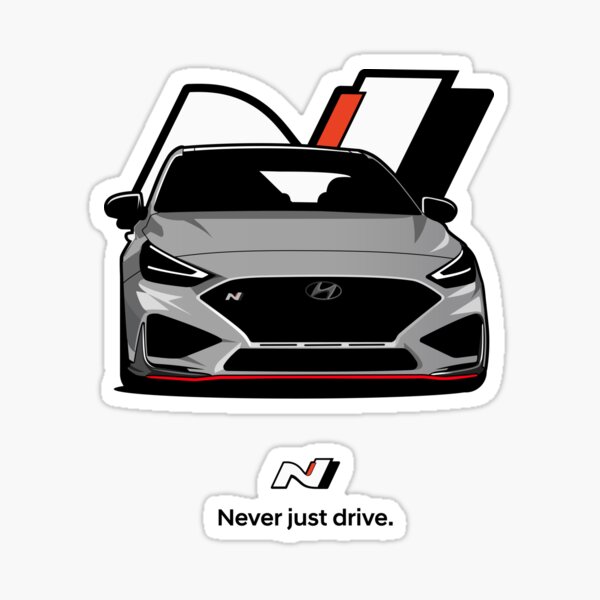 Hyundai i30N Shadow Grey Sticker