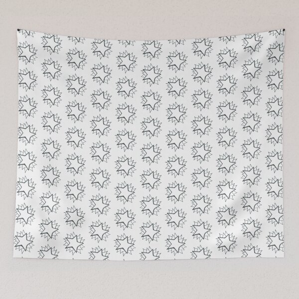 Item preview, White star handpainted | White star pattern designed and sold by lausn.