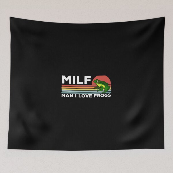 Item preview, MILF Man I Love Frogs Funny Frogs T-Shirt designed and sold by AnaVergie.