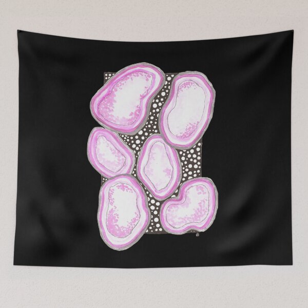Item preview, Pink Space Rocks by Skye Rain Art designed and sold by Skye Rain.