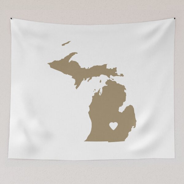 Item preview, Michigan Love in Mocha designed and sold by Maren Misner.