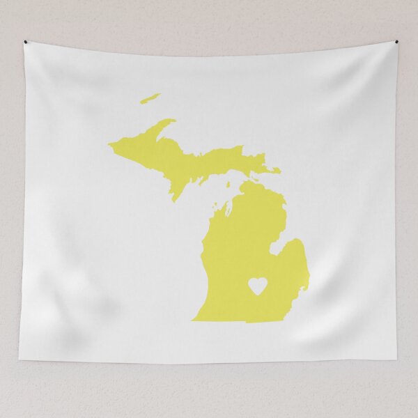 Item preview, Michigan Love in Lemon designed and sold by Maren Misner.