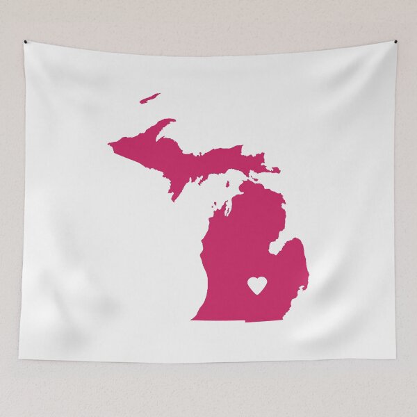 Item preview, Michigan Love in Magenta designed and sold by Maren Misner.