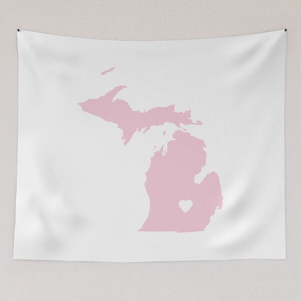 Item preview, Michigan Love in Pink designed and sold by Maren Misner.
