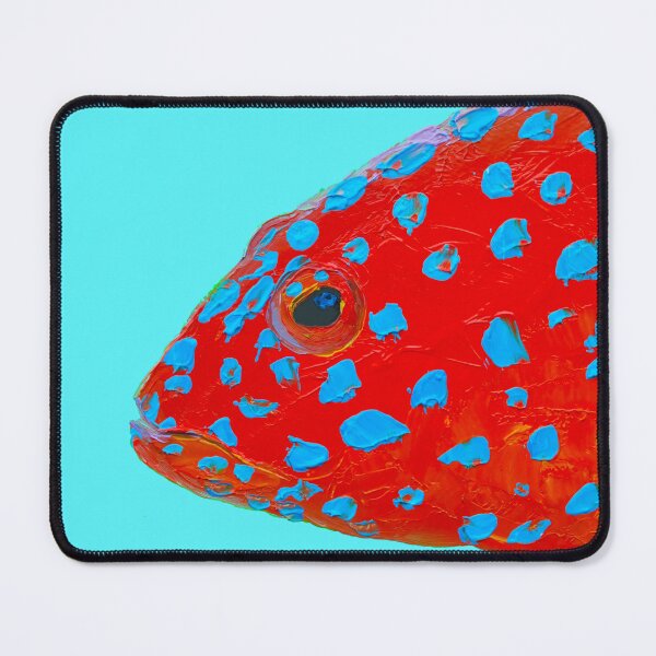 Item preview, Strawberry Grouper Fish painting designed and sold by MatsonArtDesign.
