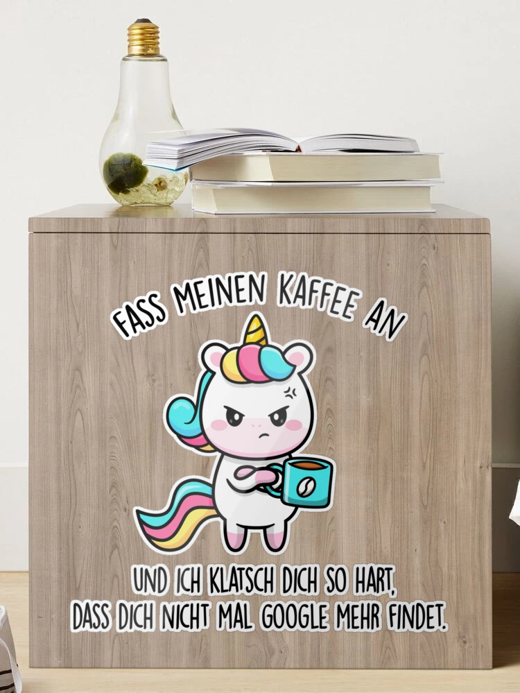 Touch my coffee and I\'ll smack you - unicorn\