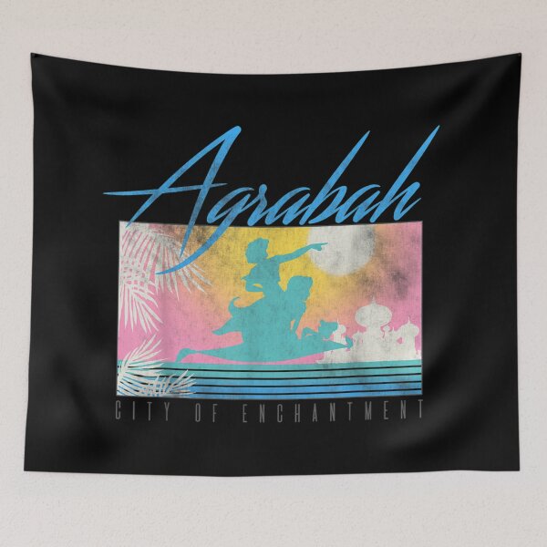 Item preview, Agrabah City Of Enchantment Silhouette Poster designed and sold by DenisJoness.