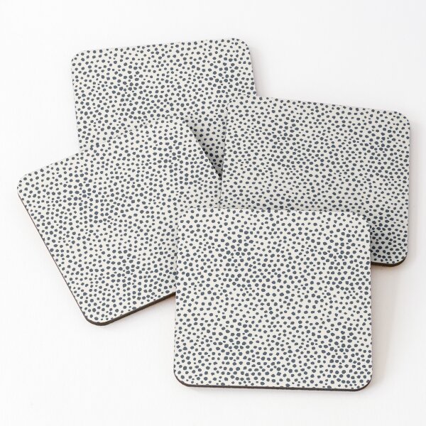 Item preview, Dots - Naval Blue + Alabaster White designed and sold by NolkDesign.