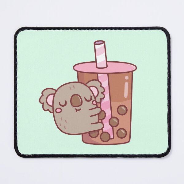 Item preview, Cute Chubby Koala Hugging Bubble Tea Cup designed and sold by rustydoodle.