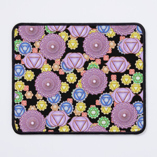 Item preview, Chakra Pattern Black Background designed and sold by Colin Bentham.