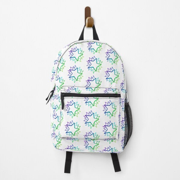 Item preview, Blue green star handpainted | Blue green star pattern designed and sold by lausn.