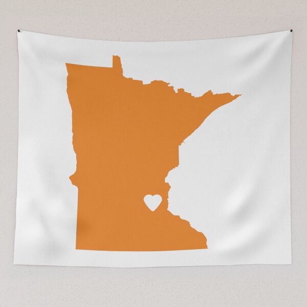 Item preview, Minnesota Love in Orange designed and sold by Maren Misner.