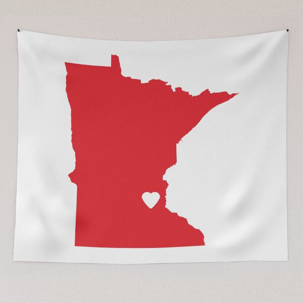 Item preview, Minnesota Love in Red designed and sold by Maren Misner.